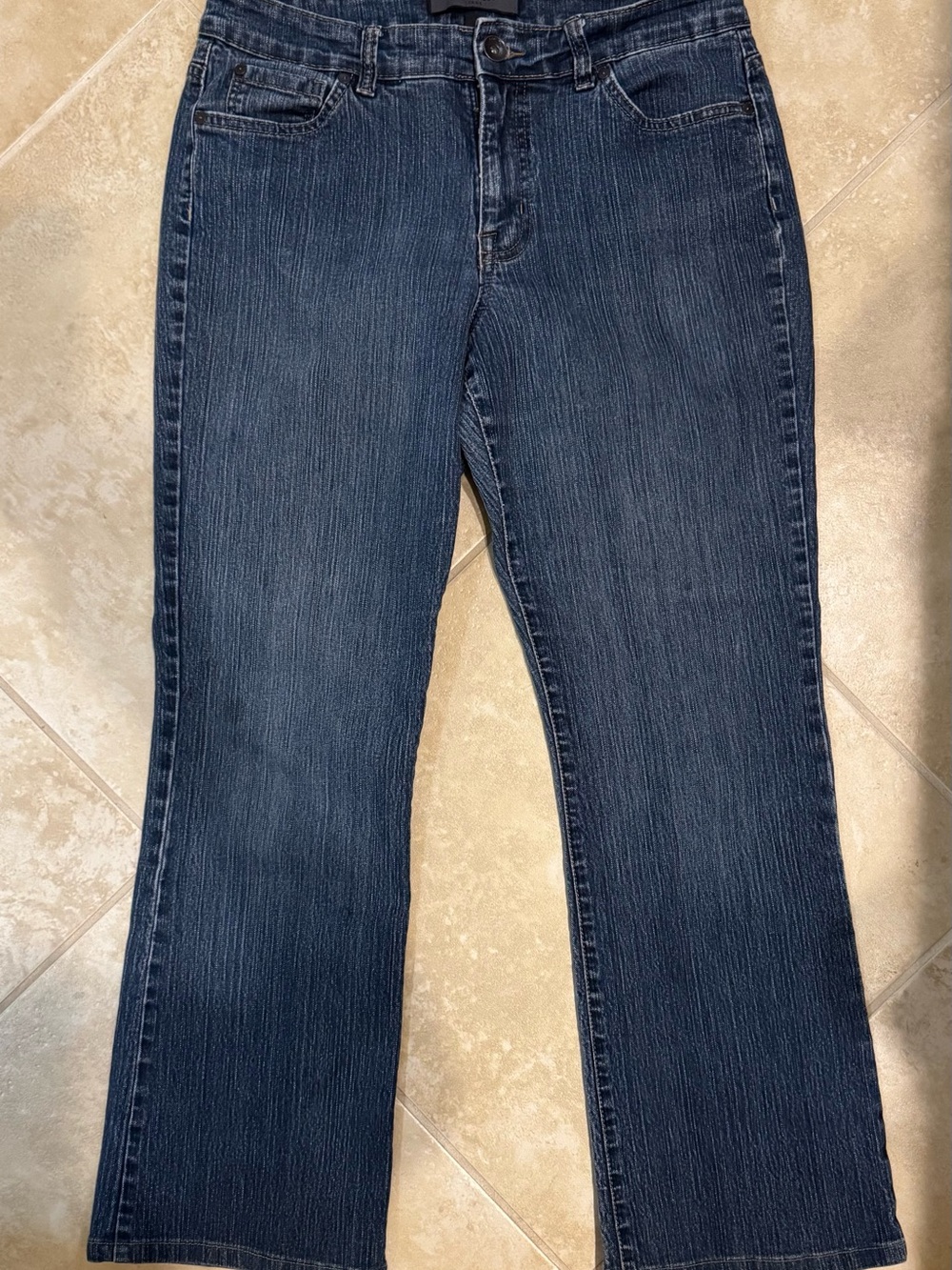 Nine West Dark Blue Boot-Cut Jeans